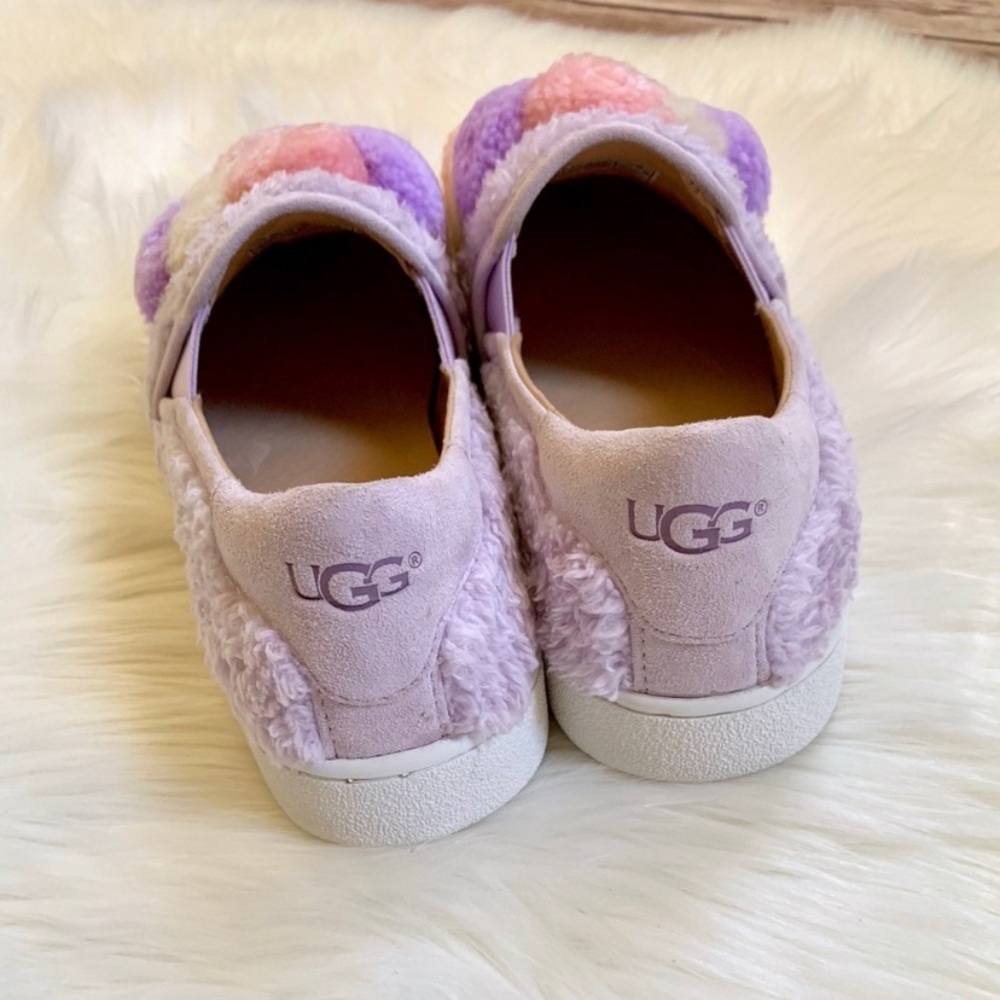 UGG Ricci Plush Pompom Slip-On Sneakers - Picture 7 of 8
